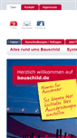 Mobile Screenshot of bauschild.de