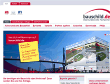 Tablet Screenshot of bauschild.de